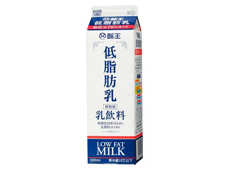酪王低脂肪乳(脂肪分70%カット)